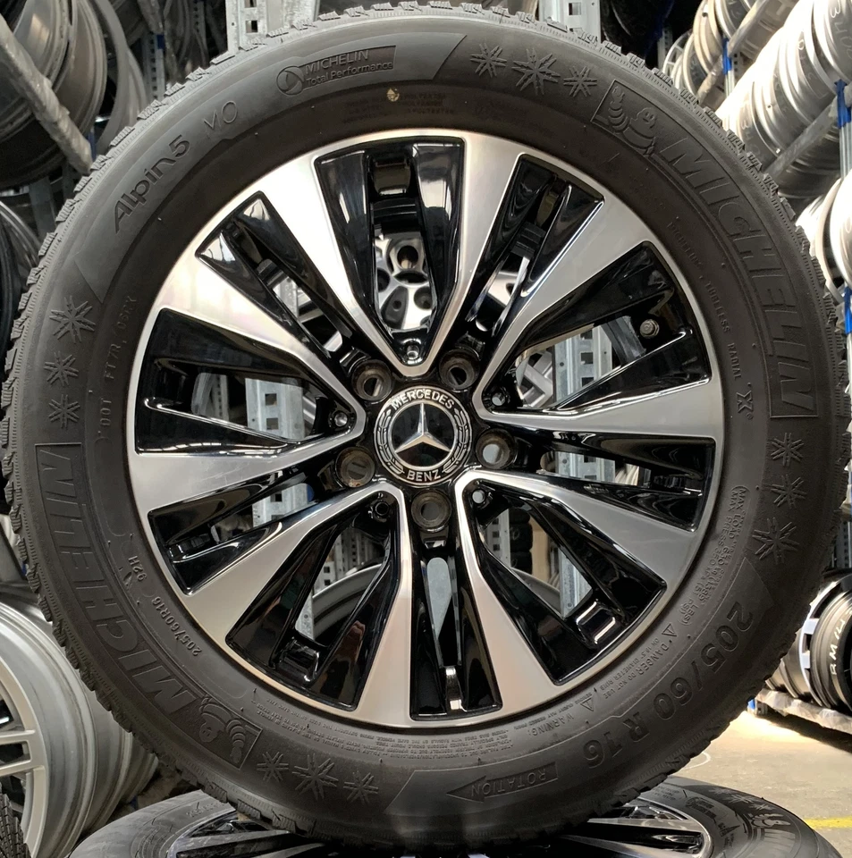 4 Orig Mercedes-Benz Winterräder 205/60 R16 92H M+S B-Klasse W247 A-Klasse W177  - Bild 2 von 4