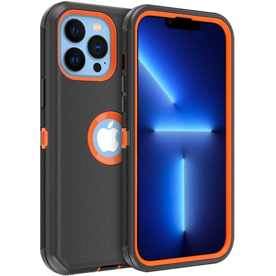 For iPhone 13 12 Pro Max 11 XR Shockproof Case Heavy Duty Rugged TPU Hard Cover - Image 4 of 4