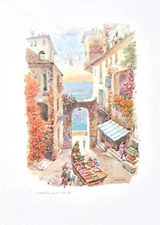 50x70cm Art Print The Fruit Cart