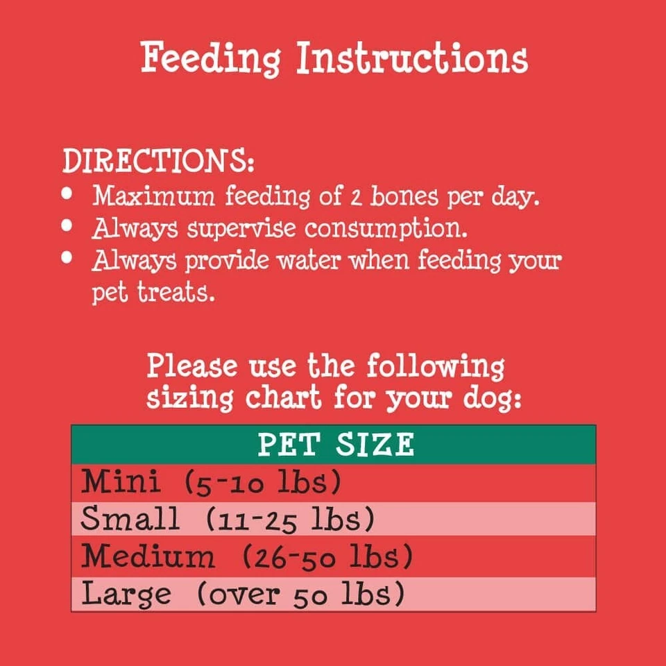 Savory Prime Beggar Bones Dog Treats Chew Pork Skin Chicken Veggie Medium 6 PACK - Image 3 of 3