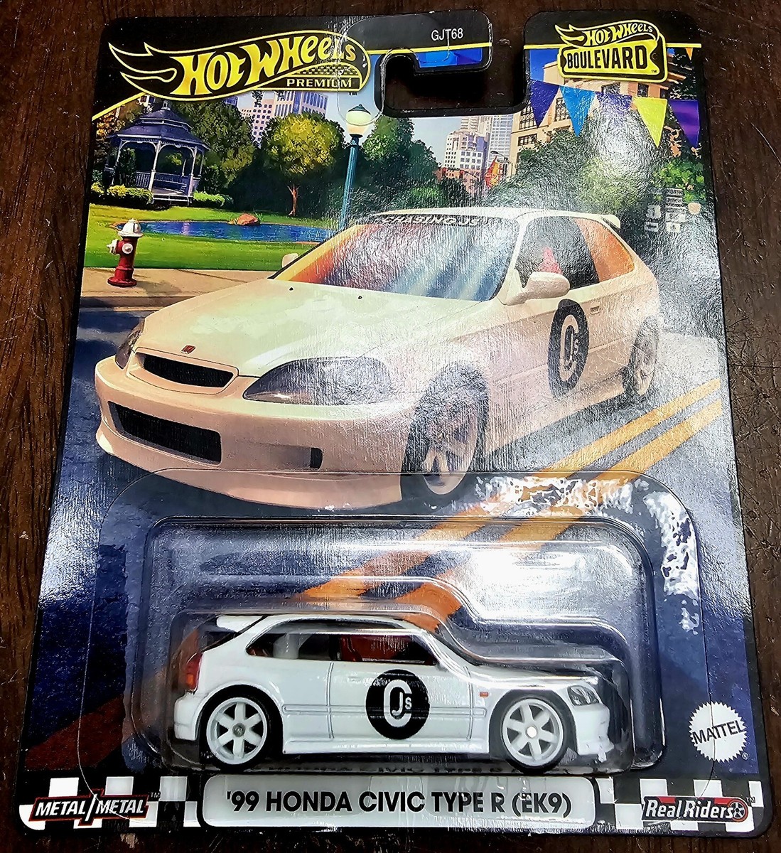Hot Wheels 2024 Boulevard '99 Honda Civic Type R (EK9) White