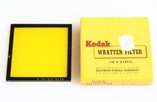 KODAK 3 INCH WRATTEN YELLOW NO. 9 K3 FILTER IN BOX