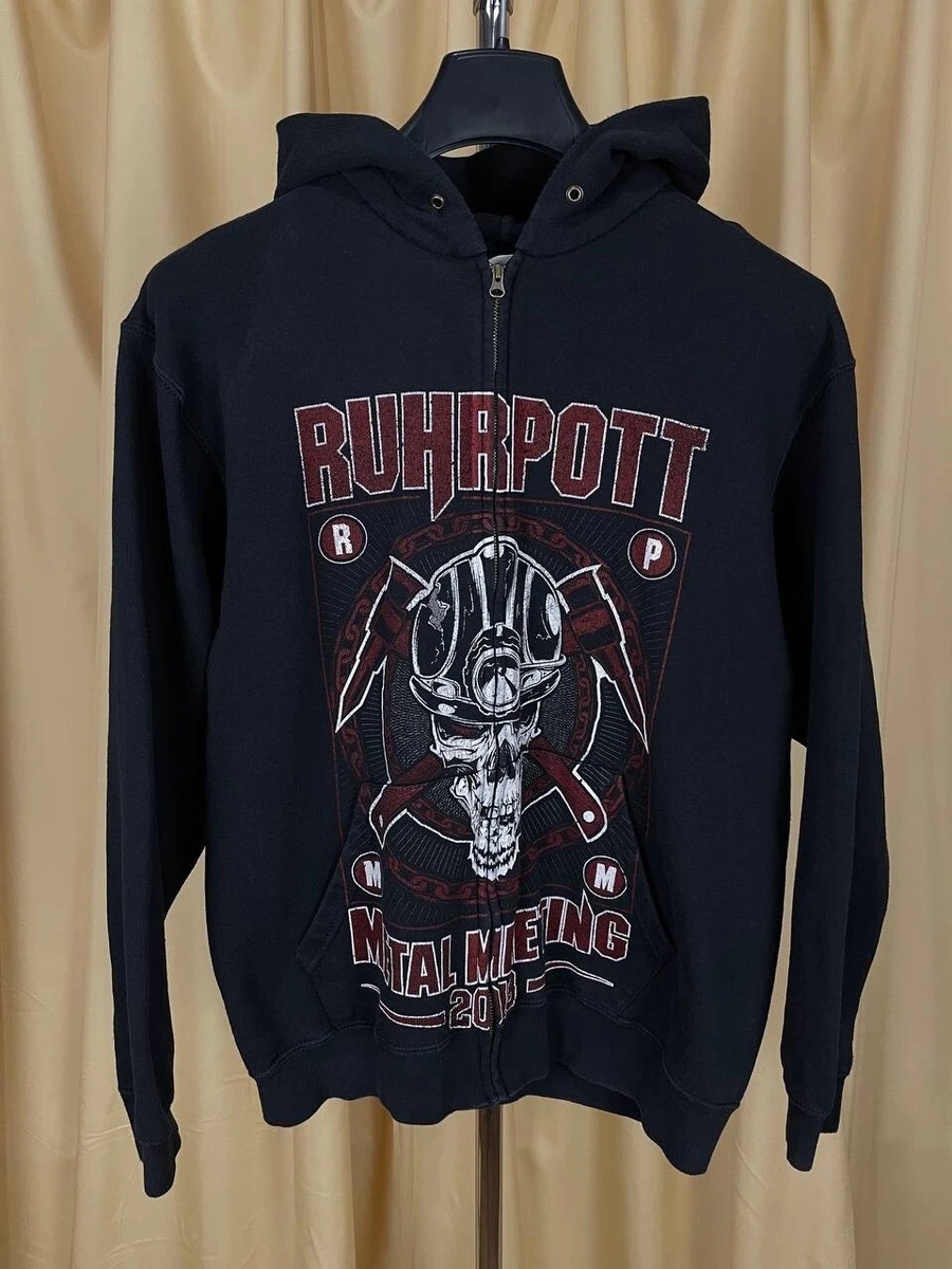 Ruhrpott Metal Meeting 2018 zip hoodie L size Black big logo