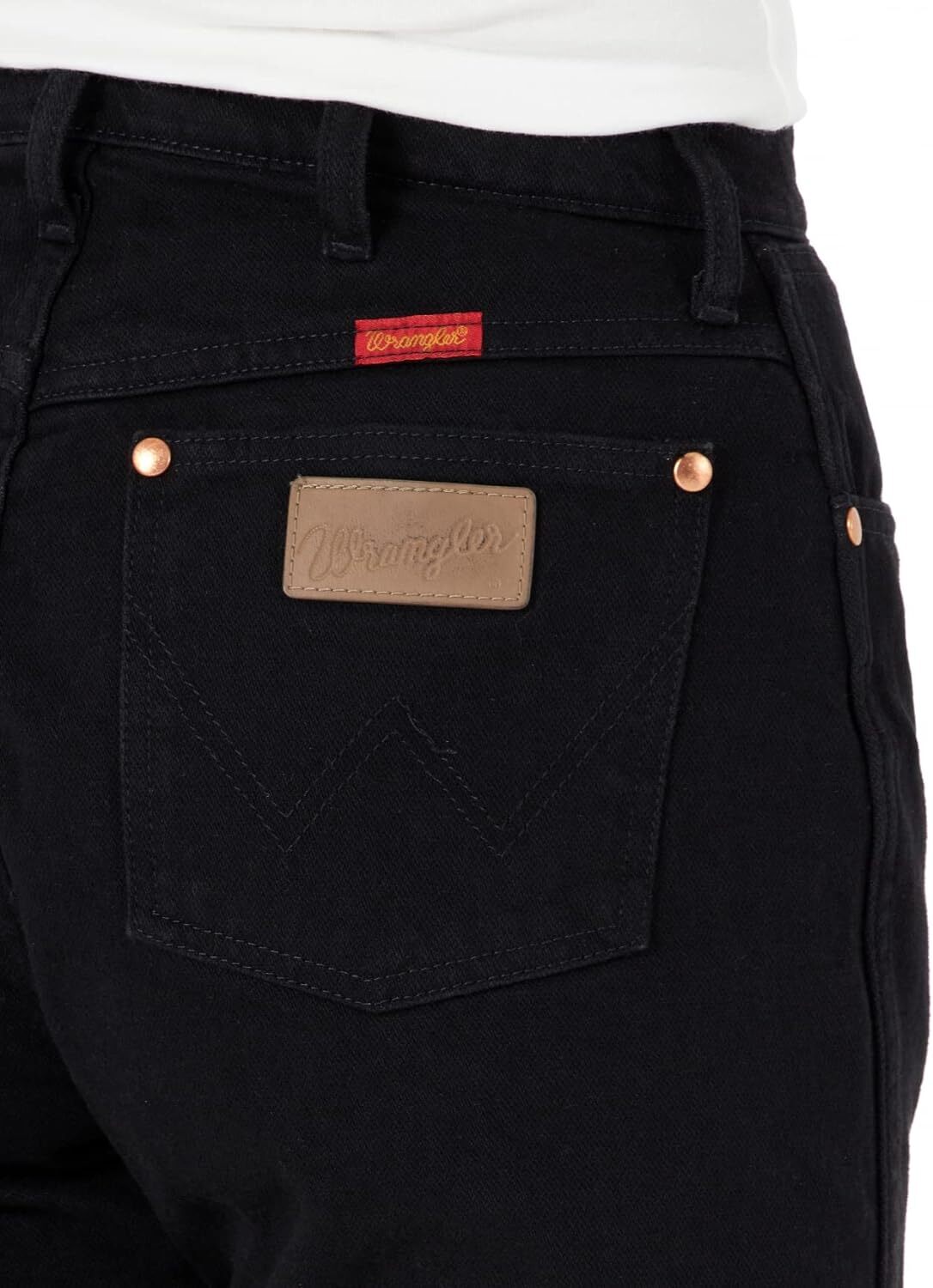 Wrangler Women's Cowboy Cut High Rise Slim Fit Tapered Leg Jeans