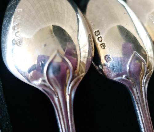 3 x Antique Sterling Silver CHARLES BOYTON 1885 Large SERVING SPOONS 9" - Picture 7 of 7