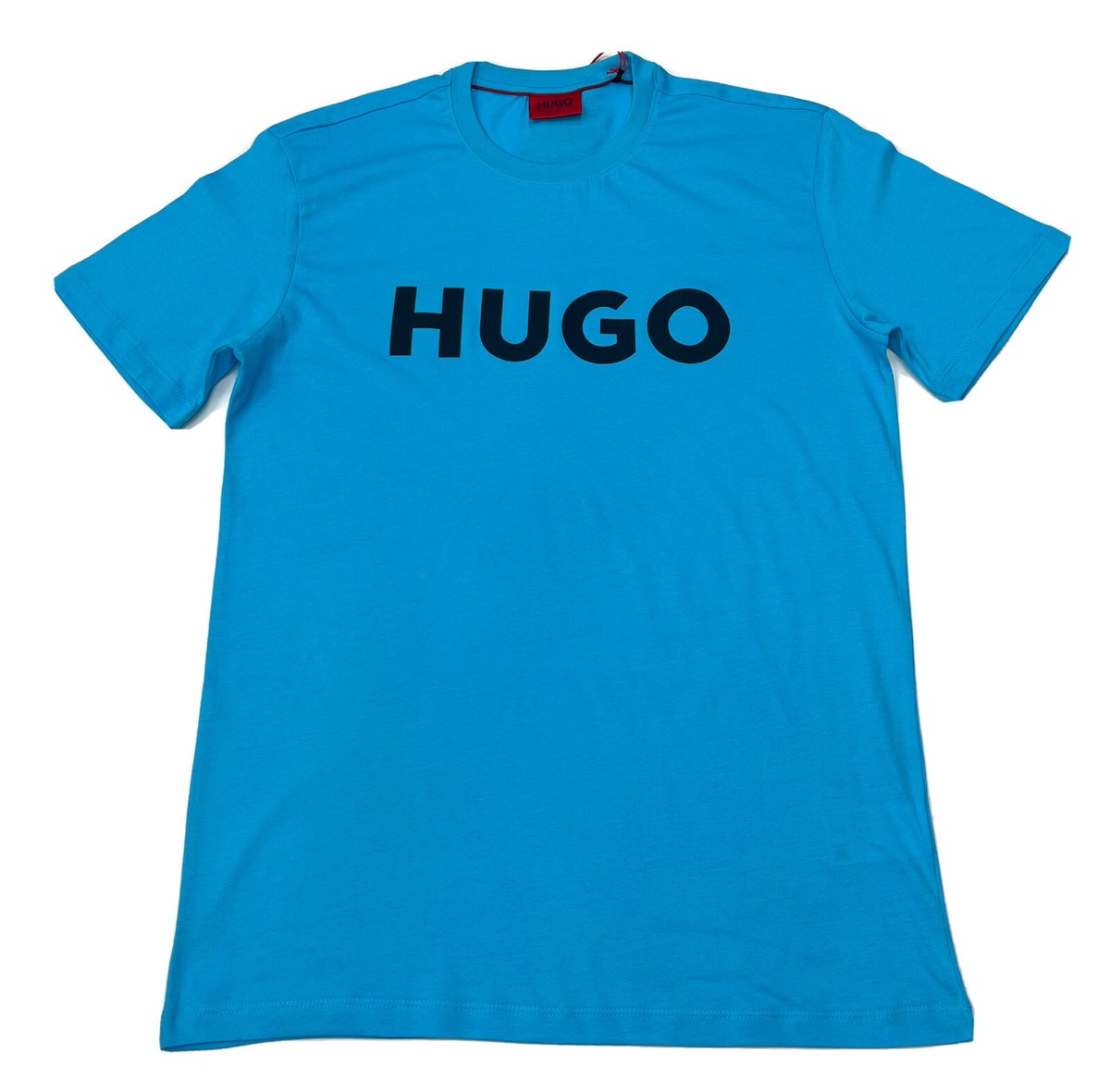 Hugo Boss HUGO Nico BLUE Tシャツ HUGO - Cotton-jersey T-shirt with football-inspired prints