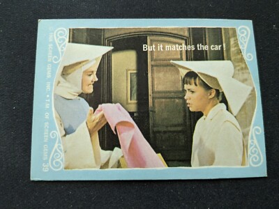 1968 Donruss The Flying Nun Card # 39 But It Matches the Car! (VG/EX)