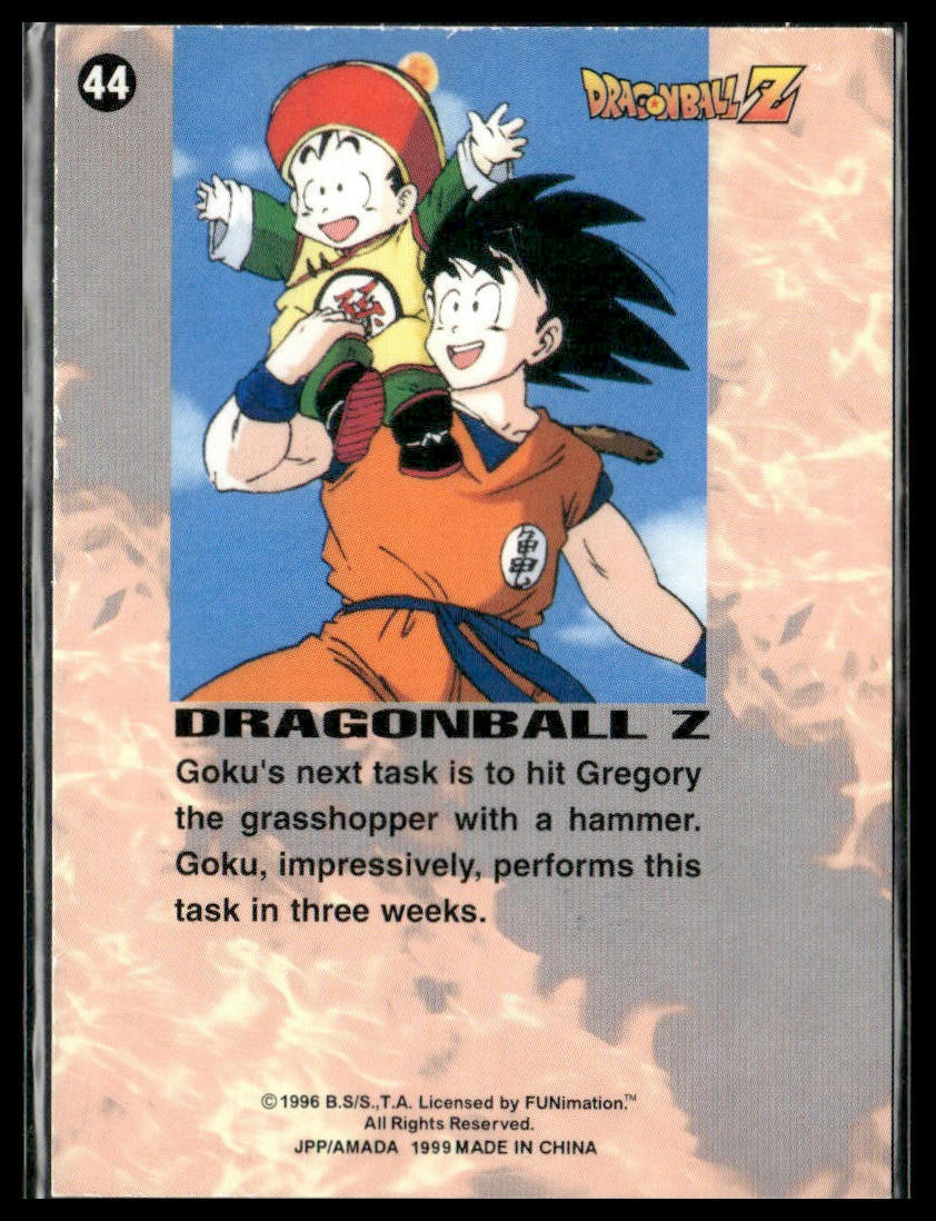 ドラゴンボールカード　AMADA N-44 Goku's next task #44 1996 JPP/Amada Dragon Ball Z Series 1 | eBay