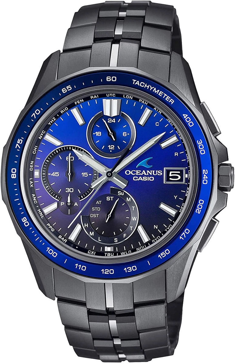 Casio Oceanus Manta OCW-S7000B-2AJF Radio Solar Bluetooth Hombre Reloj Japón NUEVO