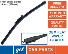 Image of Front Wiper Mono Blade 26" for Citroen C1 from 2014 onwards Exact Fit OEM