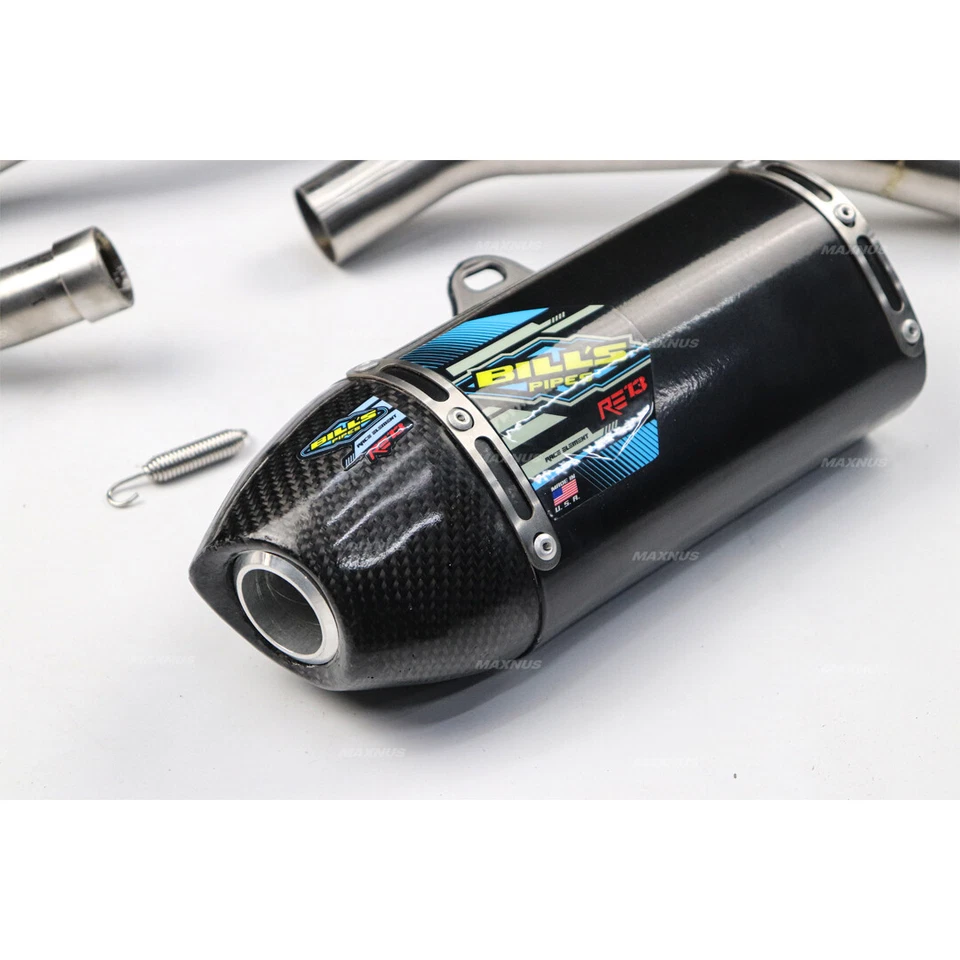 Full System Exhaust Muffer Racing Pipe Bill's Fit For KAWASAKI KLX110L KLX110L - Image 3 of 4