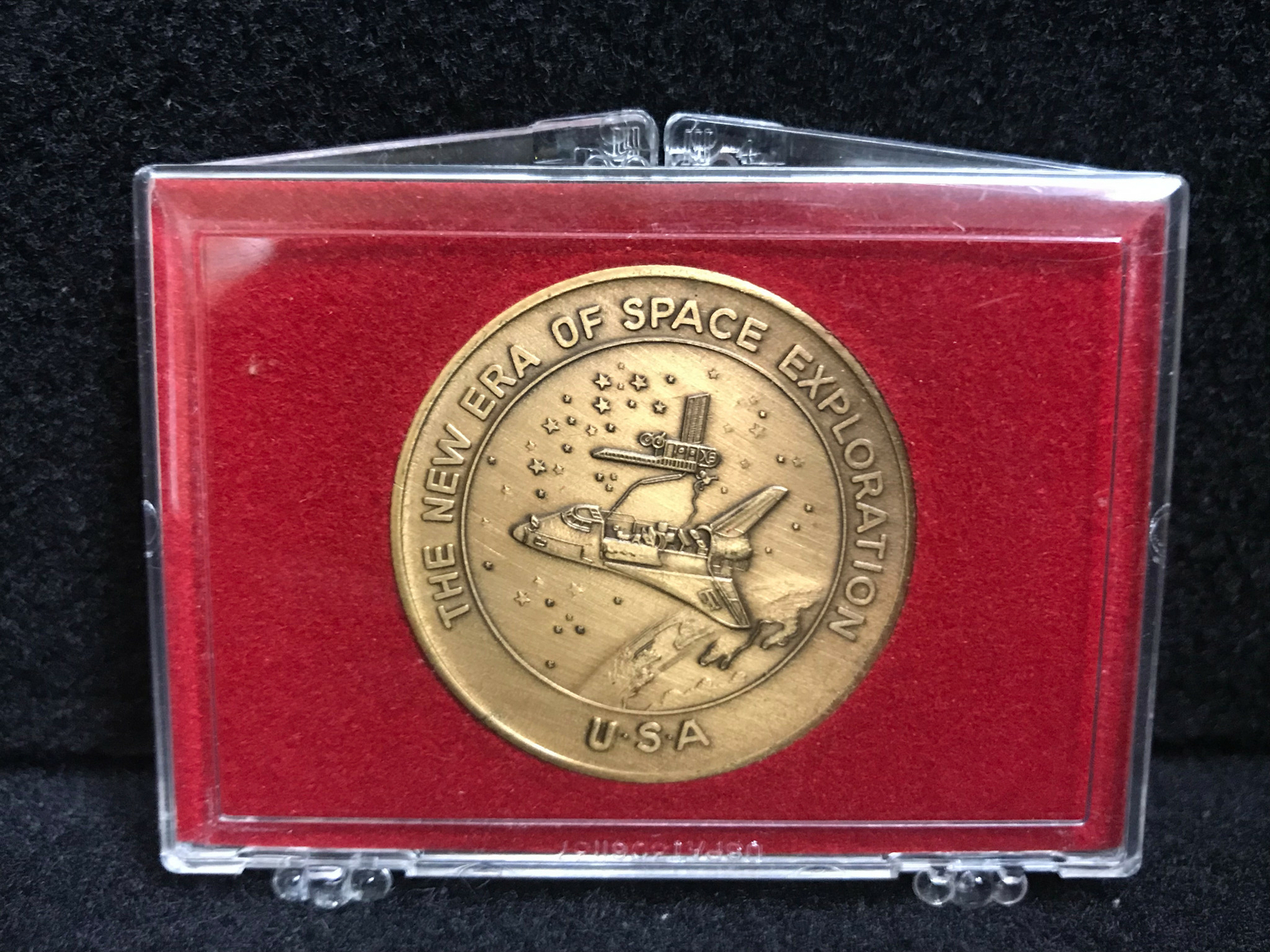NASA Space Shuttle Discovery June 17 1985 Mission Coin w/Case No Date ...