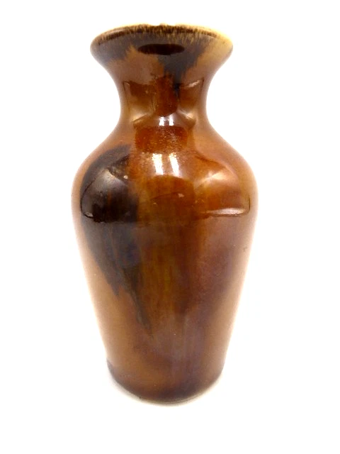 SMALL VINTAGE CHINESE MEIPING POTTERY CERAMIC BUD VASE