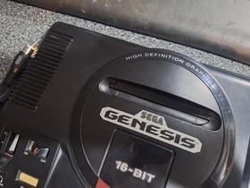 Sega Genesis Model 1 Console Bundle High Def Graphics Sonic Games TESTED WORKING