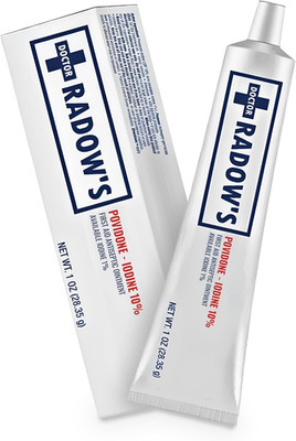 Povidone Iodine Antiseptic Ointment 10% for Wounds, Burns & Cuts, 1 Oz