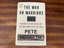 War on Warriors by Pete Hegseth (2024, Hardcover) FREE SHIPPING