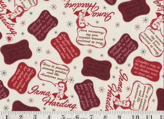 Irma Harding Fabric 18" x 22" Quilt Shop Quality Cotton Vintage F