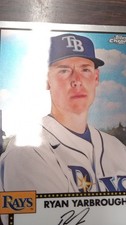 Topps 2021 Chrome Platinum Ryan Yarbrough #410 Tampa Bay Rays Baseball Card