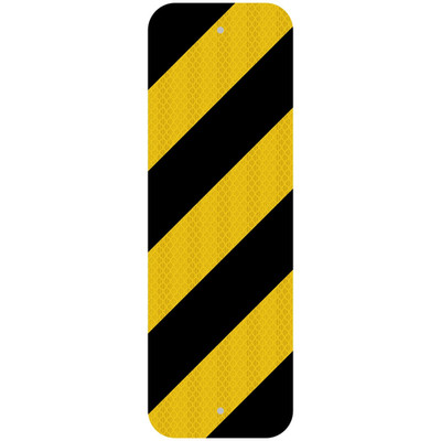 SmartSign - K-6577-HI-08x24-OM ''Object Marker'' Chevron Sign | 08'' x 24'' 3M High