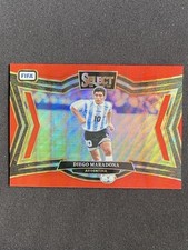 Diego Maradona 2024-25 Panini Select Fifa Field Level Red Wave /59 #248