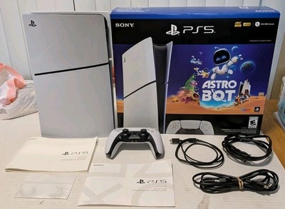 SONY PLAYSTATION 5 PS5 DISC FREE Digital Console Open Box NO Astro Bot Game L@@K