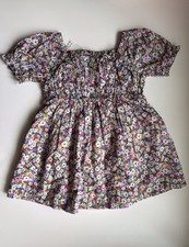 NWT BABY GAP SIZE 2 YEARS FLORAL DRESS LINED WITH BLOOMER DIAPER COVER PANTY