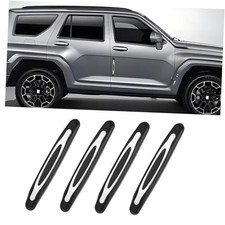 4PCS Car Door Guards Universal Metal Bumper Protector Self-Adhesive Anti