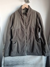 Regents View Womens Jacket XL Fleece Brown Khaki Country Hunting Shooting