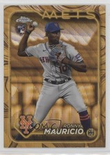 2024 Topps Gilded Collection Gold Wave Refractor /75 Ronny Mauricio #39 10k8