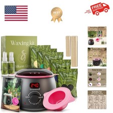Wax Kit for Hair Removal, Wax Pot for Hair Removal for Face, Body, Leg, Bikin...