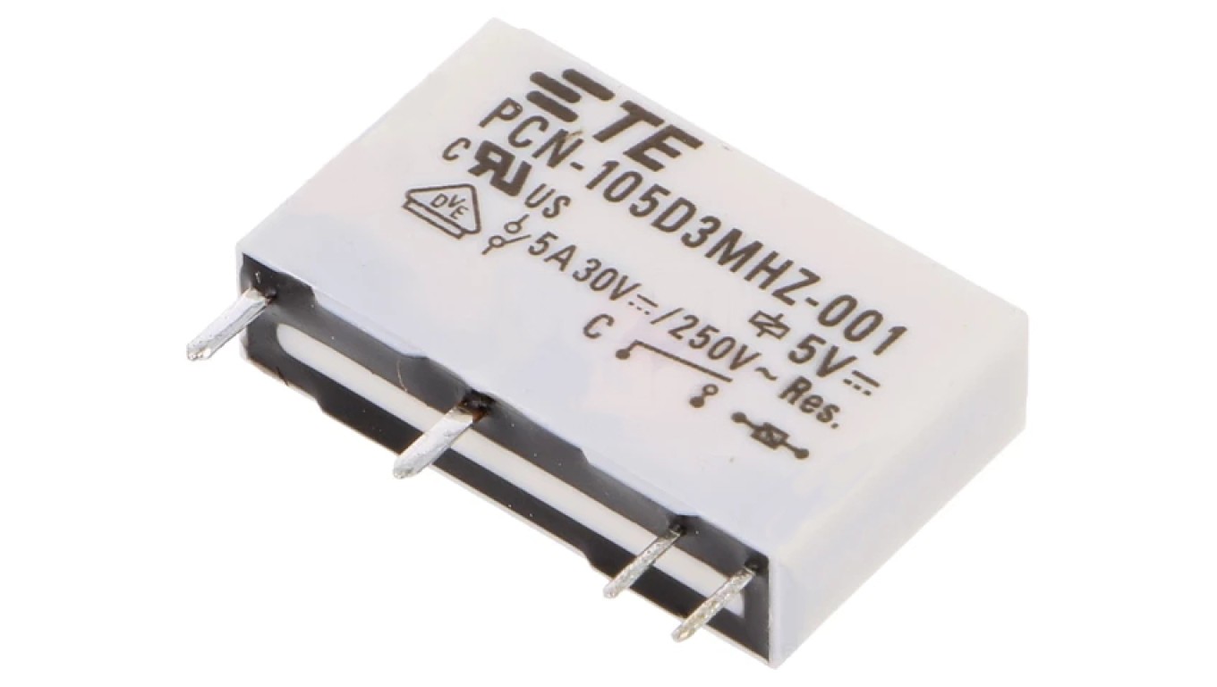 Solenoid Relay SPST-NO 5VDC 5A PCB 1721441-2