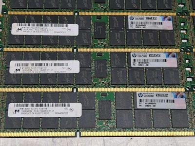 Micron 16GB 2Rx4 PC3L-10600R DDR3 1333 MHz 1.35V ECC Server RAM MT36KSF2G72PZ-1G