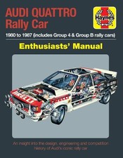 Audi Quattro Rally Car Enthusiasts' Manual : 1980 to 1987