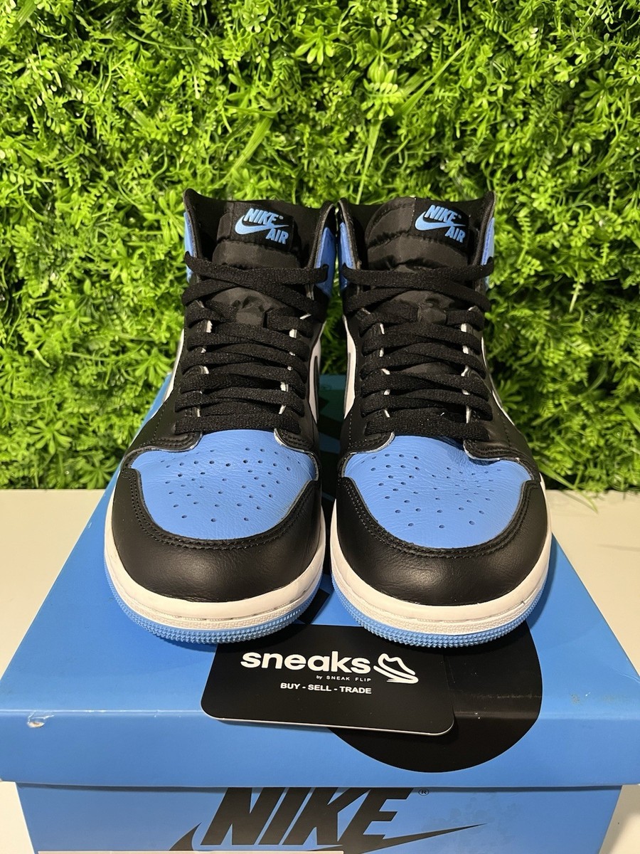 USED Air Jordan 1 Retro High OG UNC Toe DZ5485-400 SIZE 10M OG ALL