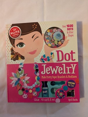 Klutz Dots Jewelry Box Supplies Book Kit Bracelets Craft Creative NEW