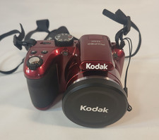 Kodak PIXPRO AZ401 Digital Camera Red - Tested - Includes Memorie Card
