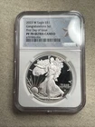 2023 W Silver Eagle Congratulations NGC PF70 UC FDOI West Point Gold Star Label