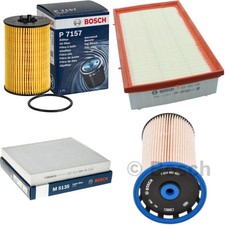 BOSCH Inspektionspaket Filterset für VW Polo 1.6 TDI T-Cross Seat Ibiza V Kamiq