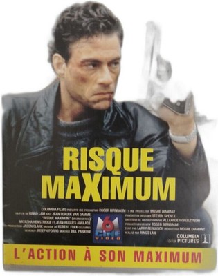 Vhs - Maximum Risque | Jean-Claude Van Damme | Columbia Pictures | Guter Zustand