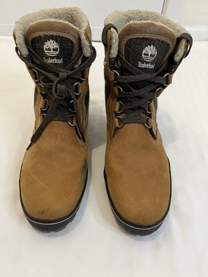 Timberland Mens 11 Wheat Leather Waterproof Snow Boots 6 Inch Premium Classic