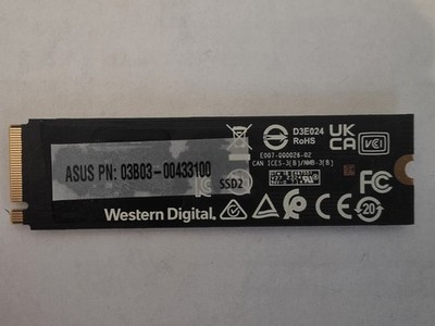 m.2SSD Gen4×4 WESTERNDIGITAL SN560 1TB Western Digital SN560 NVMe 1TB Gen4 x4 Internal M.2 2280 SSD