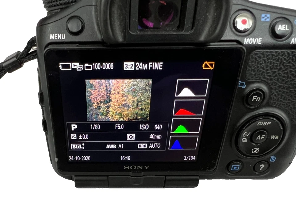 Sony Alpha SLT-A65V 24.3MP Digitalkamera in OVP mit DT 18-55mm Sam II Objektiv - Bild 3 von 4