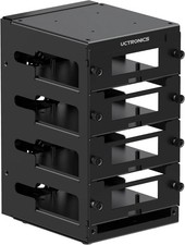 UCTRONICS for Raspberry Pi Cluster Case, Desktop Metal Rack Case, 4 Layers with