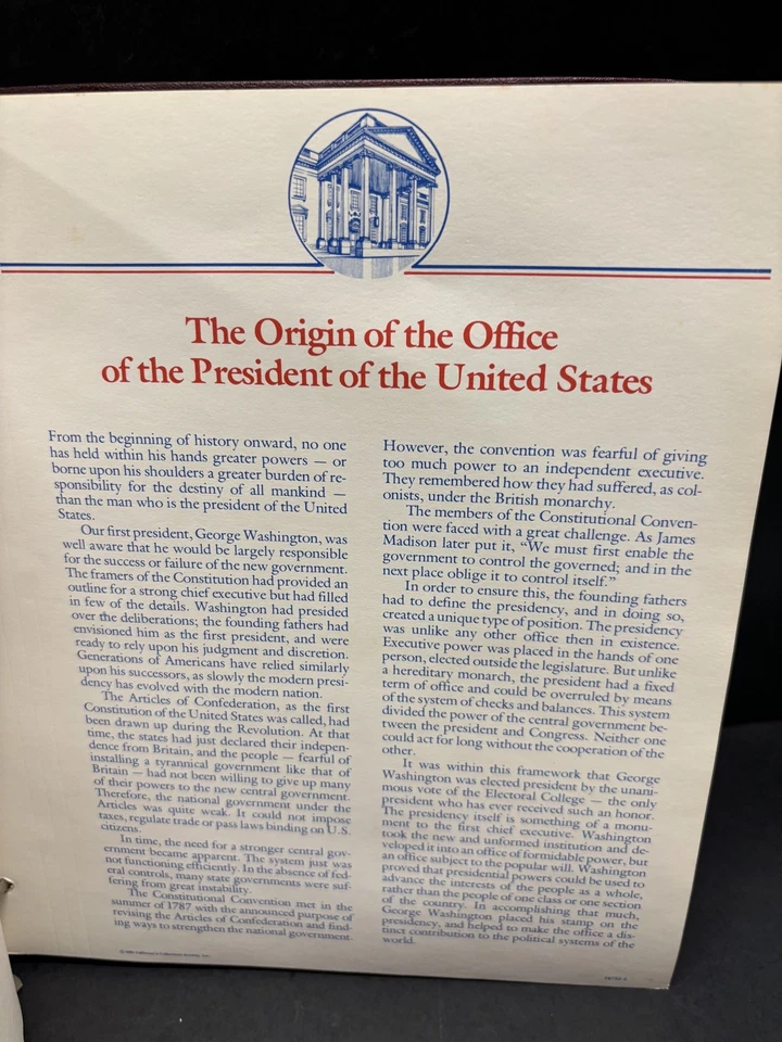 RARE DUAL US & LIBERIA The Presidents Of The US Commemorative stamp collection - Image 2 of 4