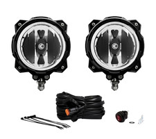 KC Hilites Gravity LED Pro6 Single Pair Pack System Wide-40 2 x 20W 91305