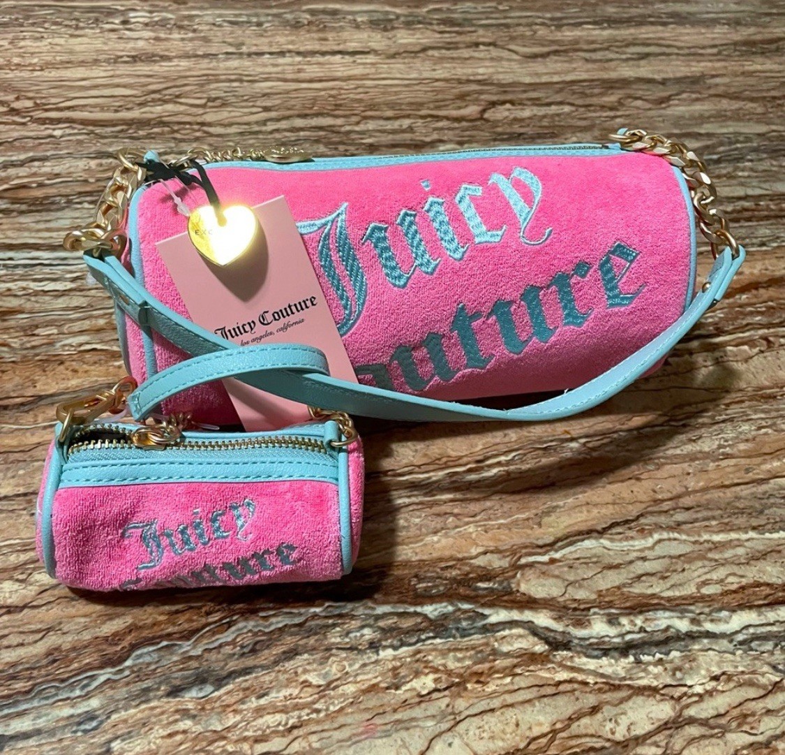 Juicy couture ピンク バレルバッグ JUICY COUTURE Crossbody Bag Mini 
