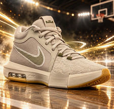 Nike LeBron Witness 8 Men's Basketball Shoes Gray Gum FB2239-003