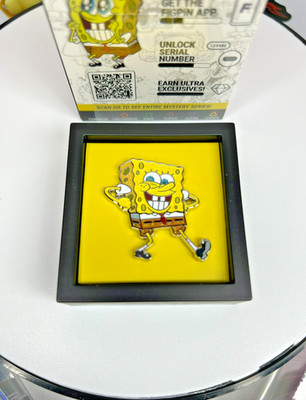 FiGPiN : Mystery Series 1 SpongeBob SquarePants- GLITTER SpongeBob Y206 UNLOCKED