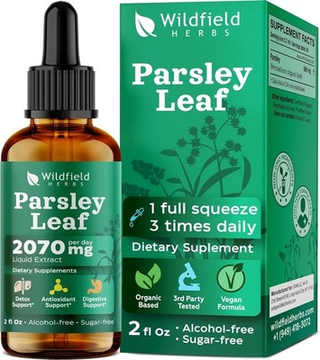 Parsley Leaf Extract Petroselinum crispum Herbal Supplement Digestive Support