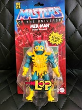 Masters of the Universe Origins Retro LOP Mer Man Action Figure w Comic Book